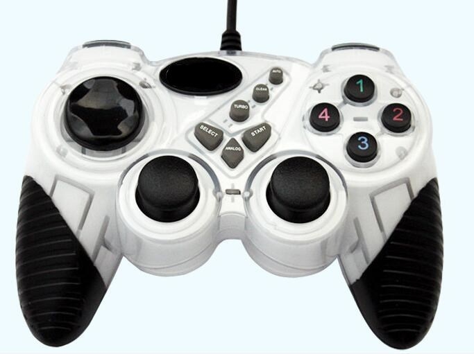 USB žični gamepad s vibracijom, 3D džojstik, kompatibilan s PC/PS