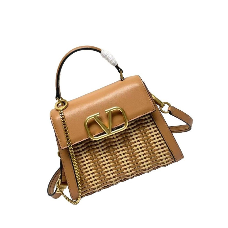 Ženska torba s bambusovom pletenom i kožnim patchworkom, preko ramena ili crossbody za svakodnevnu upotrebu