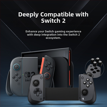 Bezvadu spēļu kontrolieris Switch 2 – Hall joystick, Hall slēdzis, kustības sensors, vibrācija