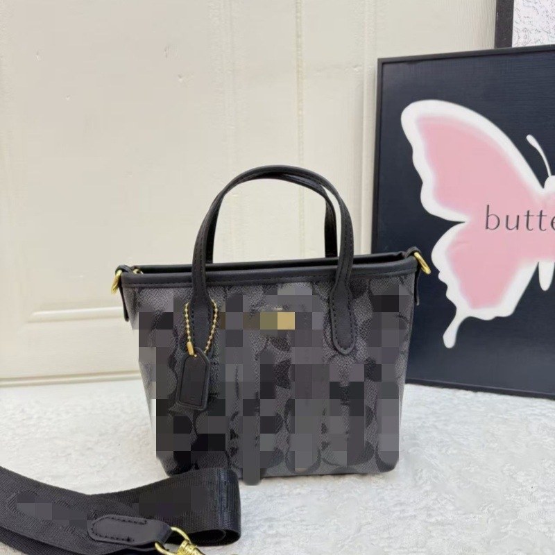 Τσάντα bucket από PU δέρμα με φερμουάρ, επένδυση πολυεστέρα, εσωτερικές θήκες για κινητό και έγγραφα