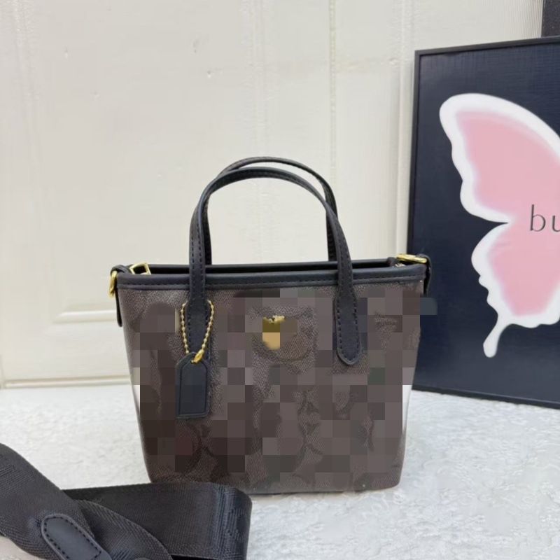 Τσάντα bucket από PU δέρμα με φερμουάρ, επένδυση πολυεστέρα, εσωτερικές θήκες για κινητό και έγγραφα