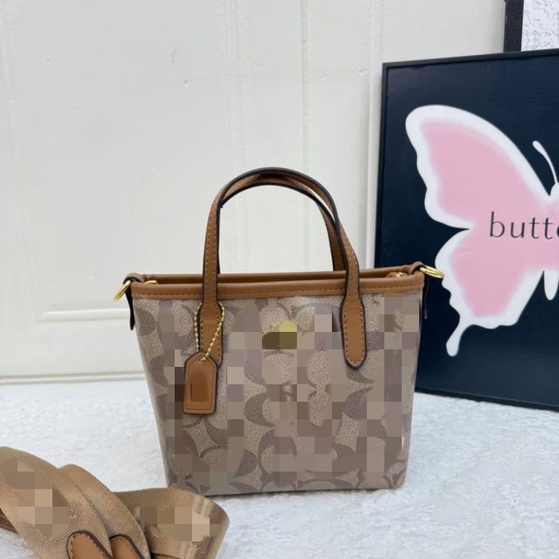 Τσάντα bucket από PU δέρμα με φερμουάρ, επένδυση πολυεστέρα, εσωτερικές θήκες για κινητό και έγγραφα