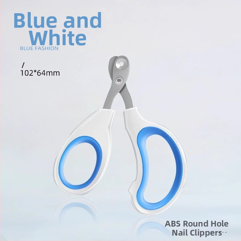 Kaķa nagu šķēres ar apaļu atveri, piemērotas iesācējiem, drošas kaķēniem