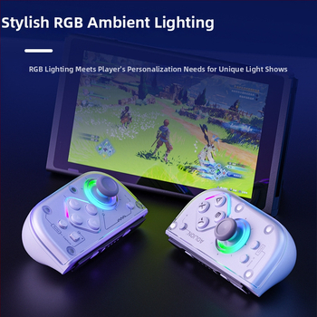 Χειριστήριο παιχνιδιών για Nintendo Switch με Bluetooth, joystick Hall-effect, μηχανικά πλήκτρα, αισθητή κίνηση, μακρο πλήκτρο πίσω