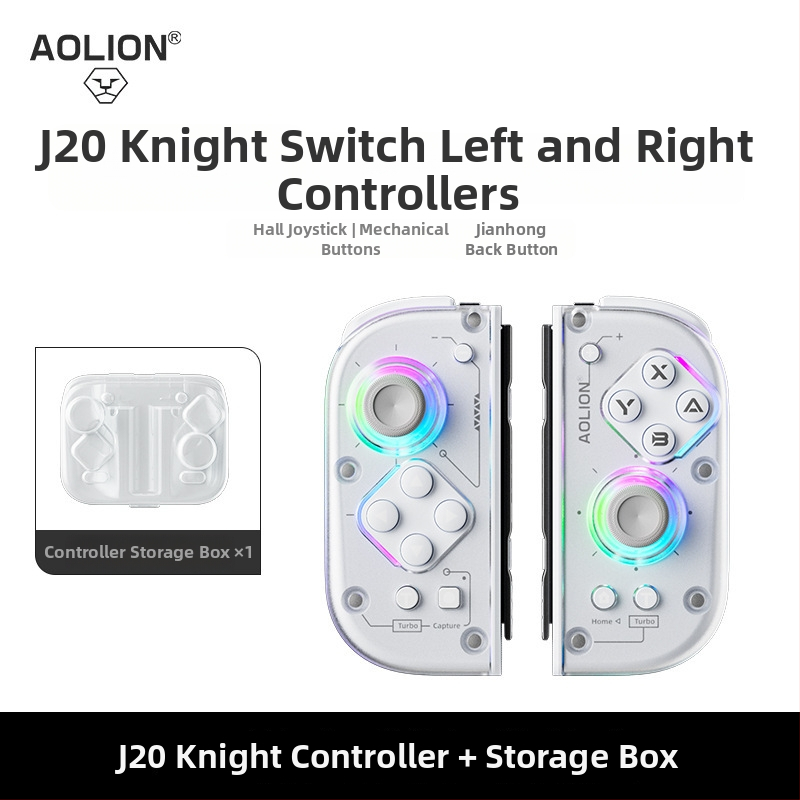 Χειριστήριο παιχνιδιών για Nintendo Switch με Bluetooth, joystick Hall-effect, μηχανικά πλήκτρα, αισθητή κίνηση, μακρο πλήκτρο πίσω