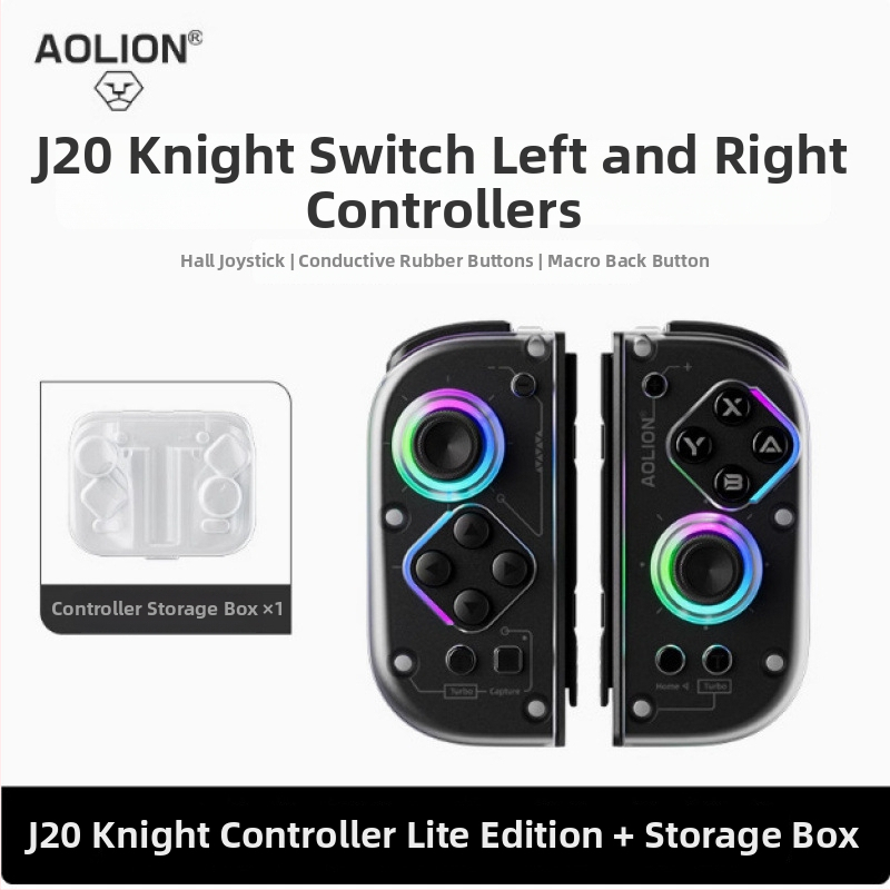 Χειριστήριο παιχνιδιών για Nintendo Switch με Bluetooth, joystick Hall-effect, μηχανικά πλήκτρα, αισθητή κίνηση, μακρο πλήκτρο πίσω