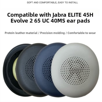 Kožené puzdro pre Jabra Evolve2 65 (65MS/65UC) a Evolve2 40 (40UC/40MS) – proteínová koža, mäkká a pohodlná; kompatibilné s Elite 45h a sériami Evolve2 65/40; prispôsobené podľa vzorky