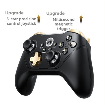 Beitong Ashura 2Pro Nebula controler de joc cu fir pentru PC, 2 jucători, vibrație, ABS