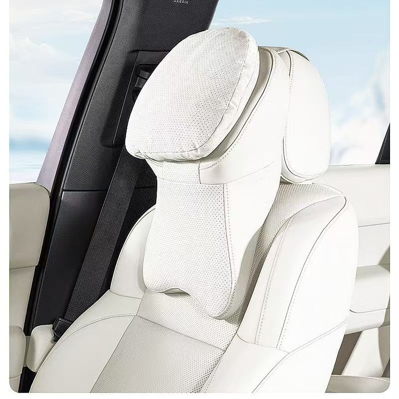 Auto naslonac za glavu s 5D avionskim dizajnom, memorijska pjena, prozračan velur materijal, univerzalna prilagodba, udobnost tijekom cijele godine