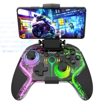 PG-9666 Controler de joc wireless cu Type-C și vibrație, compatibil cu PC, Nintendo Switch și Android
