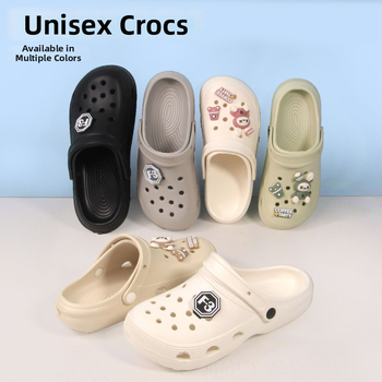 Unisex EVA klogai su reguliuojamu dirželiu, 2–3 cm storas padas, greitas džiūvimo, neslidūs, lengvi paplūdimiui ir sode