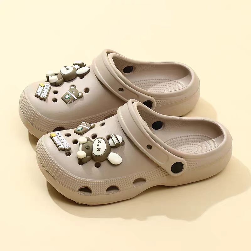 Unisex EVA klogai su reguliuojamu dirželiu, 2–3 cm storas padas, greitas džiūvimo, neslidūs, lengvi paplūdimiui ir sode