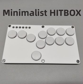 Hitbox bojová klávesnica pre Raspberry Pi, USB rozhranie, kryt z akrylu, model 2040, zadné krytie SOCD