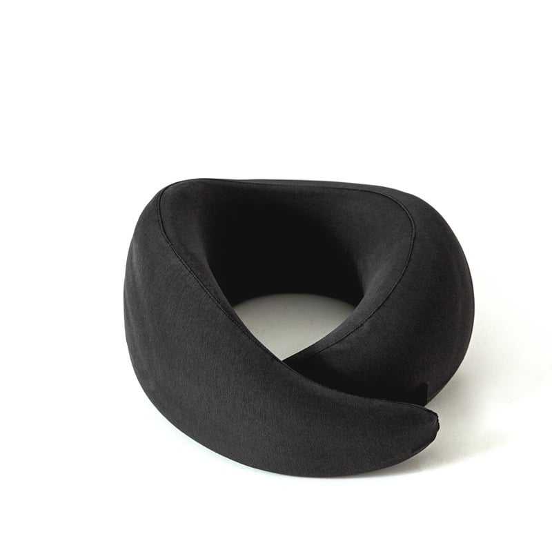 У-образна пътна възглавница за шия с пълнеж от паметен памук, обшивка от модал, тегло под 0,5 кг, модерен минималистичен дизайн.