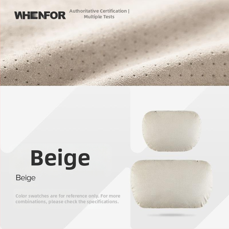 Auto jastuk za vrat i lumbalnu potporu, velur navlaka 320 g/m², punilo Dupont Sorona bio fleece, univerzalno za sve automobile, sve sezone, poslovni stil