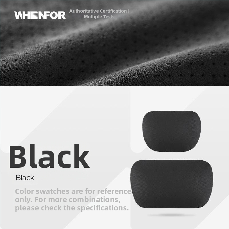 Auto jastuk za vrat i lumbalnu potporu, velur navlaka 320 g/m², punilo Dupont Sorona bio fleece, univerzalno za sve automobile, sve sezone, poslovni stil