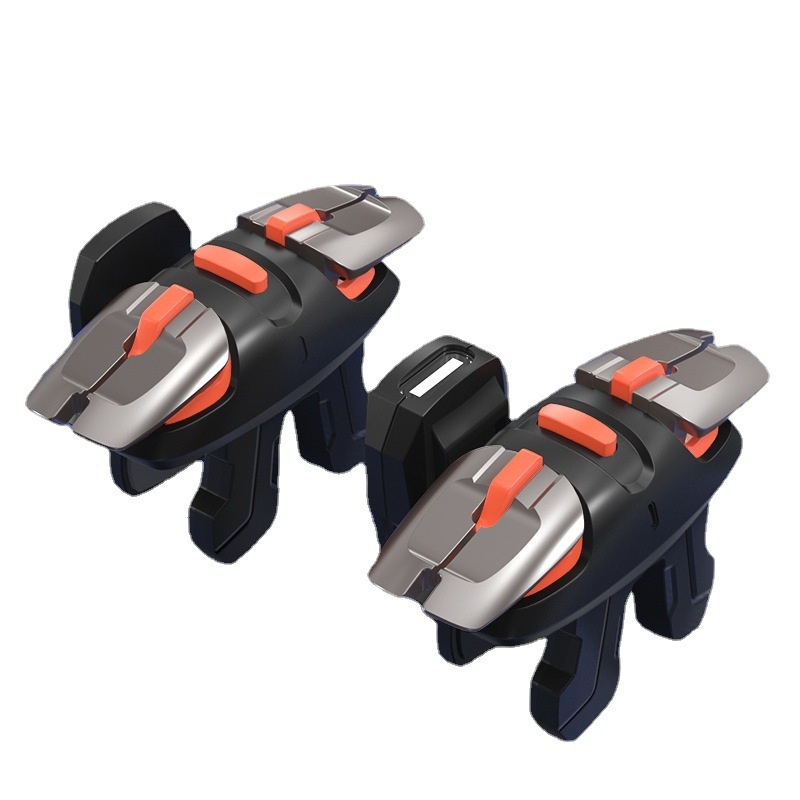 Bezdrôtový gamepad pre smartphone; kompatibilný s iOS a Android; konštrukcia zliatiny a plastu; bez vibrácií; hmotnosť približne 56–61 g