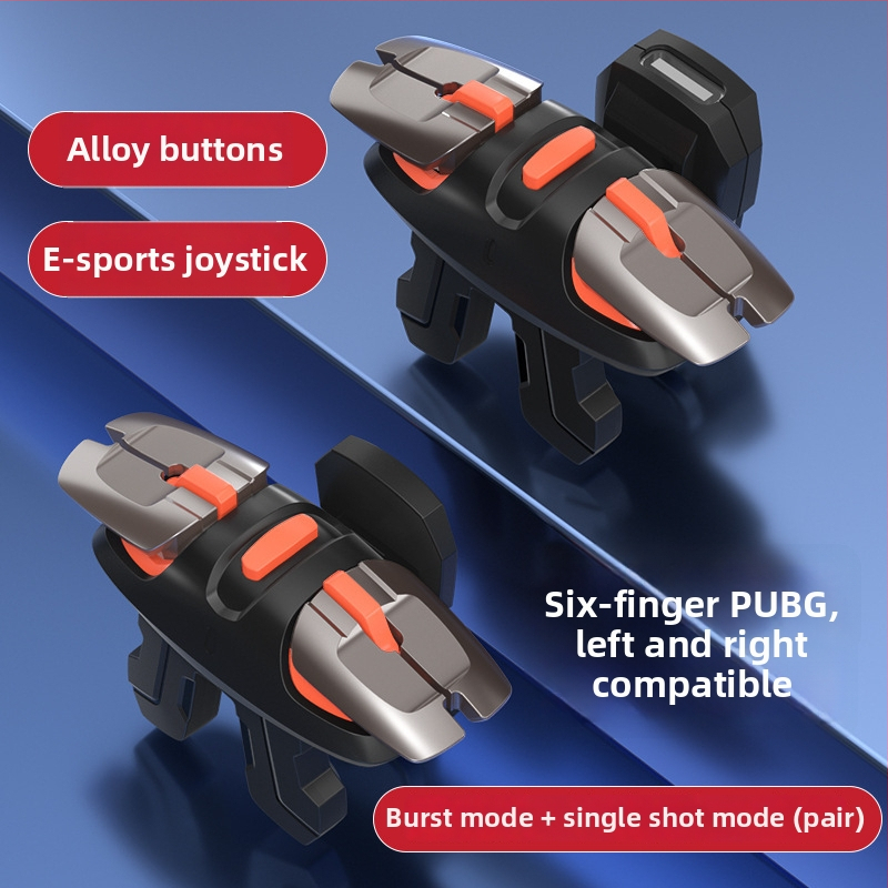 Bezdrôtový gamepad pre smartphone; kompatibilný s iOS a Android; konštrukcia zliatiny a plastu; bez vibrácií; hmotnosť približne 56–61 g