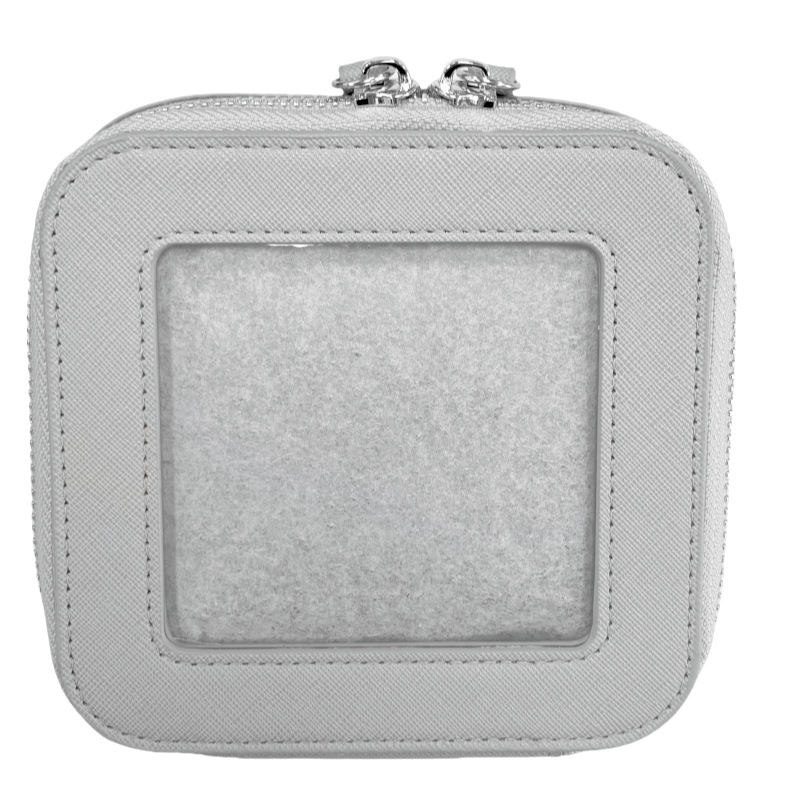 Geantă pentru cosmetică – stil urban minimalist, material PU, căptușeală PU, impermeabil, culoare solidă