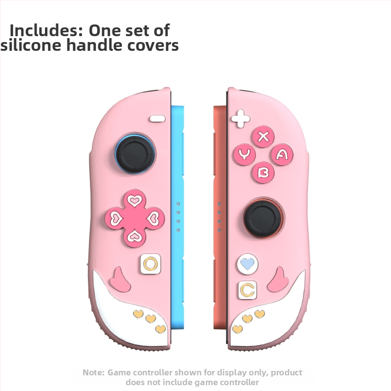 Ochranný obal pre Nintendo Switch 2 so silikónovou rúčkou (ABS + silikón, vstrekovanie, kompatibilný so Switch 2 handheld, ochranný kryt)