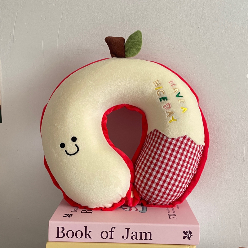 U-образна възглавница от memory foam за кола и пътувания — защита на шията, хастар Crystal Velvet, универсална употреба, тегло под 0,5 кг