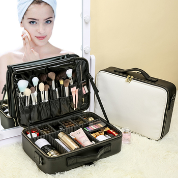 Κυβοειδές PU τσαντάκι μακιγιάζ για αποθήκευση (εσωτερική επένδυση από νάιλον; αδιάβροχο; επεκτειόμενο)