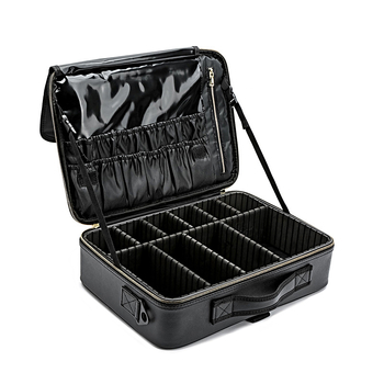 Κυβοειδές PU τσαντάκι μακιγιάζ για αποθήκευση (εσωτερική επένδυση από νάιλον; αδιάβροχο; επεκτειόμενο)