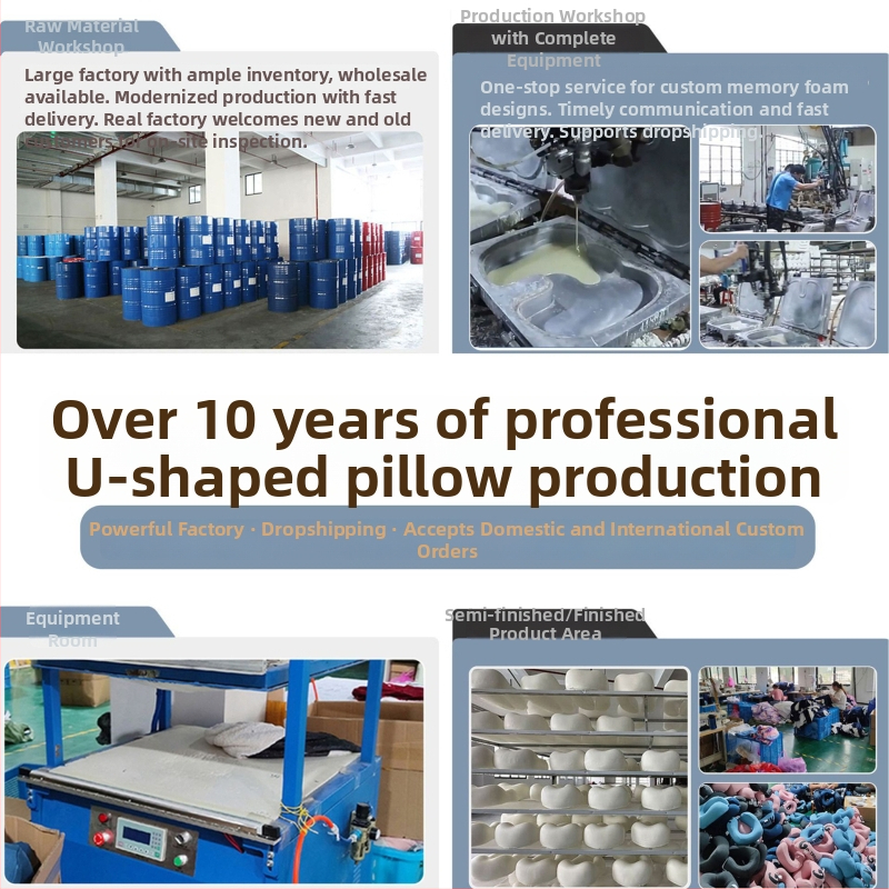 Luxenice пътуваща надуваема U-образна възглавница за шия, найлонова материя, газов пълнител, стил модерна простота