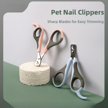 Dzīvnieku nagu šķēres kaķiem un suņiem ar apaļas atvēršanas dizainu; bez importa; bez licencētām privātām zīmēm