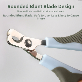 Dzīvnieku nagu šķēres kaķiem un suņiem ar apaļas atvēršanas dizainu; bez importa; bez licencētām privātām zīmēm