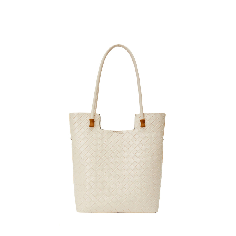 PU materjaliga naiste tote kott, linna minimalistlik stiil, horisontaalne ruudu kuju, avatud ülemine, sisemine telefoni tasku