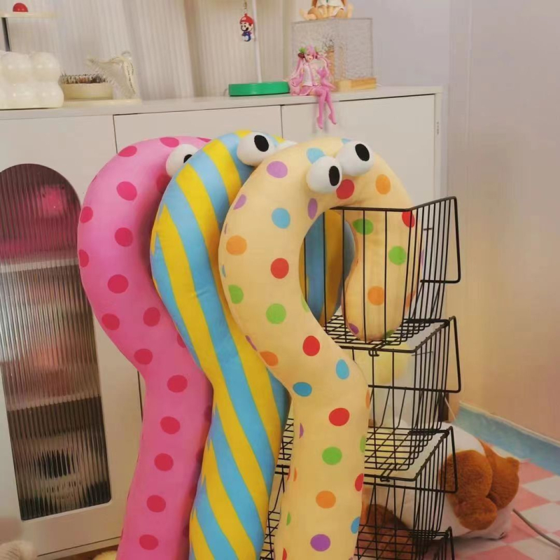 У-образена възглавница за шия за кола, общо предназначение, пълнител PP памук, плат PP, стил Япония и Южна Корея