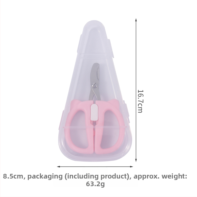 Mājdzīvnieku nagu šķēres činčilai un kaķim – pret asiņošanu, ar apaļu atvērumu dizains, piemērots iesācējiem