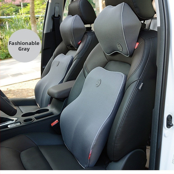 Mikala jastučnica za lumbalnu potporu automobila s Memory Cotton i poliesterom; univerzalna prilagodba; prilagodljivo procesiranje; licencirani privatni znak