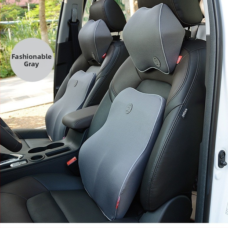 Mikala jastučnica za lumbalnu potporu automobila s Memory Cotton i poliesterom; univerzalna prilagodba; prilagodljivo procesiranje; licencirani privatni znak