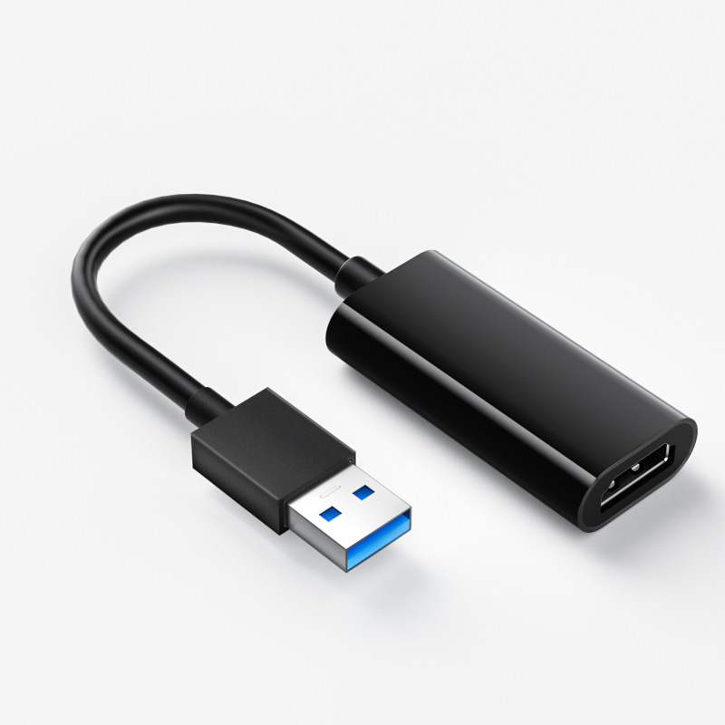 USB na HDMI adapter, HDMI priključak, bakreni kabel 1,8 m, pretvarač tipa adaptera, niklirani premaz