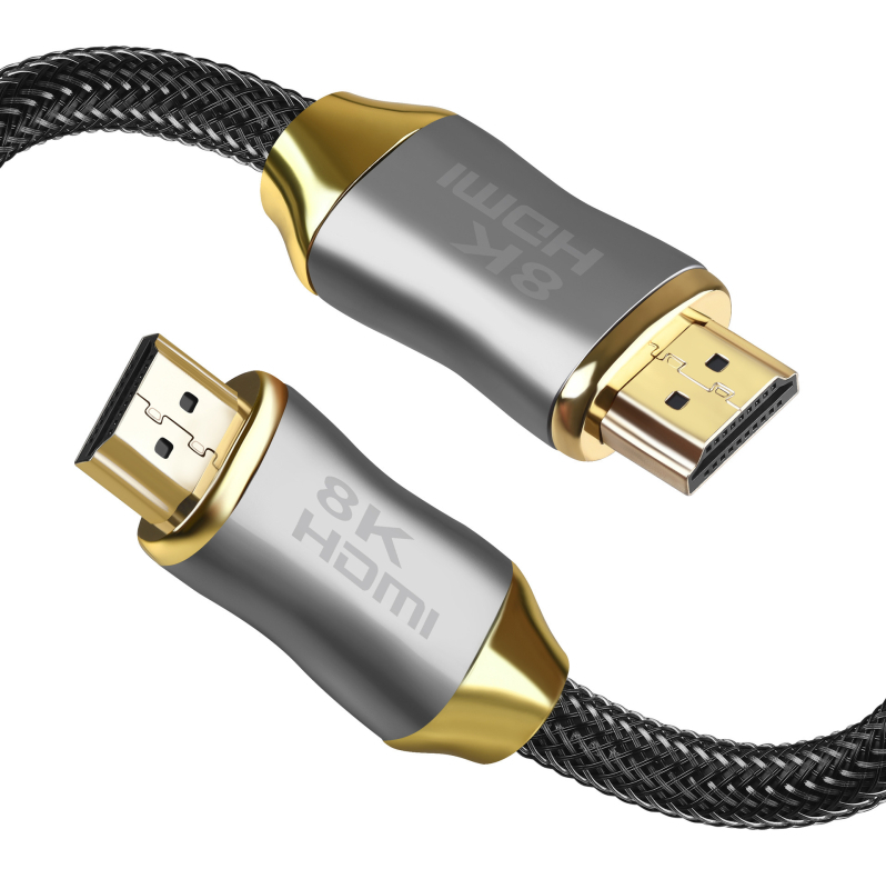 HDMI kabel 8K/4K120Hz, pozlaćen OFC bakar, muško‑muški priključak, za projektor, prijenosno računalo i set‑top box