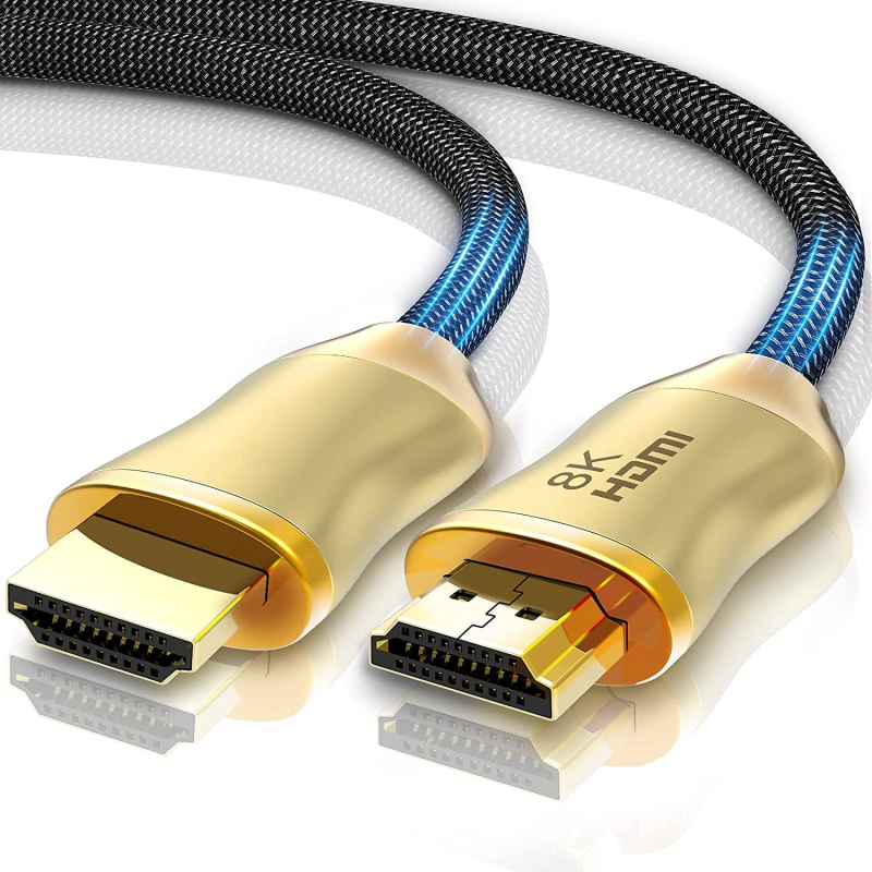 HDMI kabel 8K/4K120Hz, pozlaćen OFC bakar, muško‑muški priključak, za projektor, prijenosno računalo i set‑top box