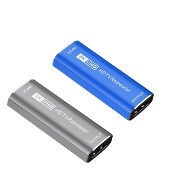 HDMI ženski–ženski extender/repeater, podrška 8K60Hz, duljina 30 m, zlato-pozlaćeni bakar, model x161