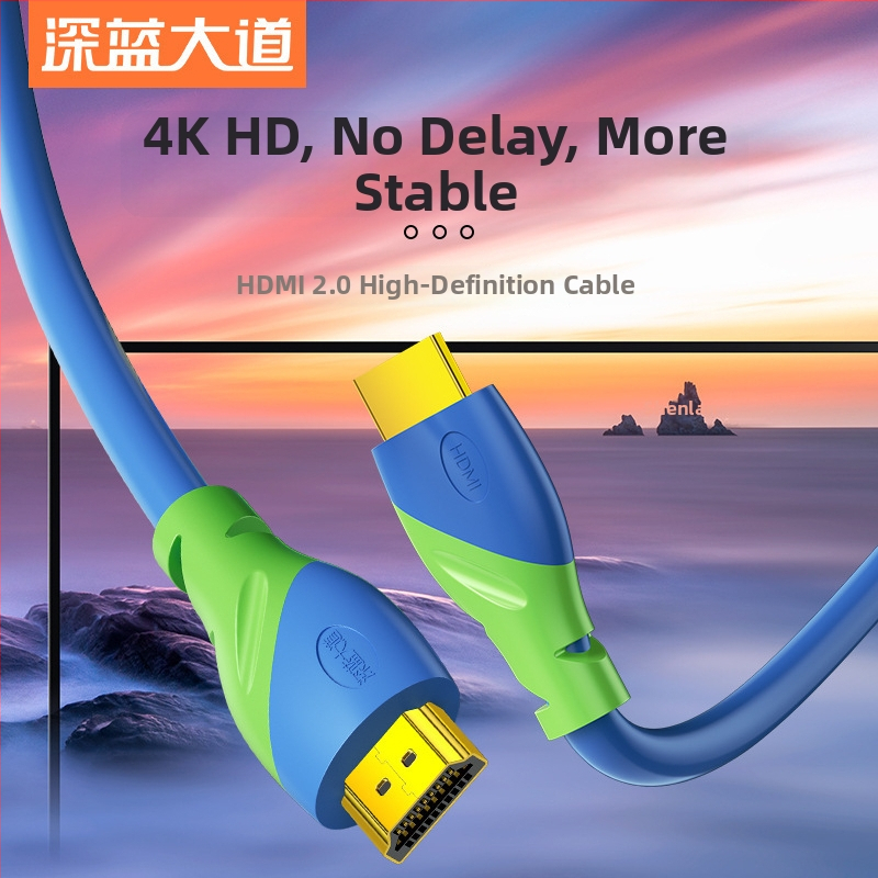 Cablu HDMI H10 – cupru fără oxigen, contacte placate cu aur, lungime 0.5m–20m