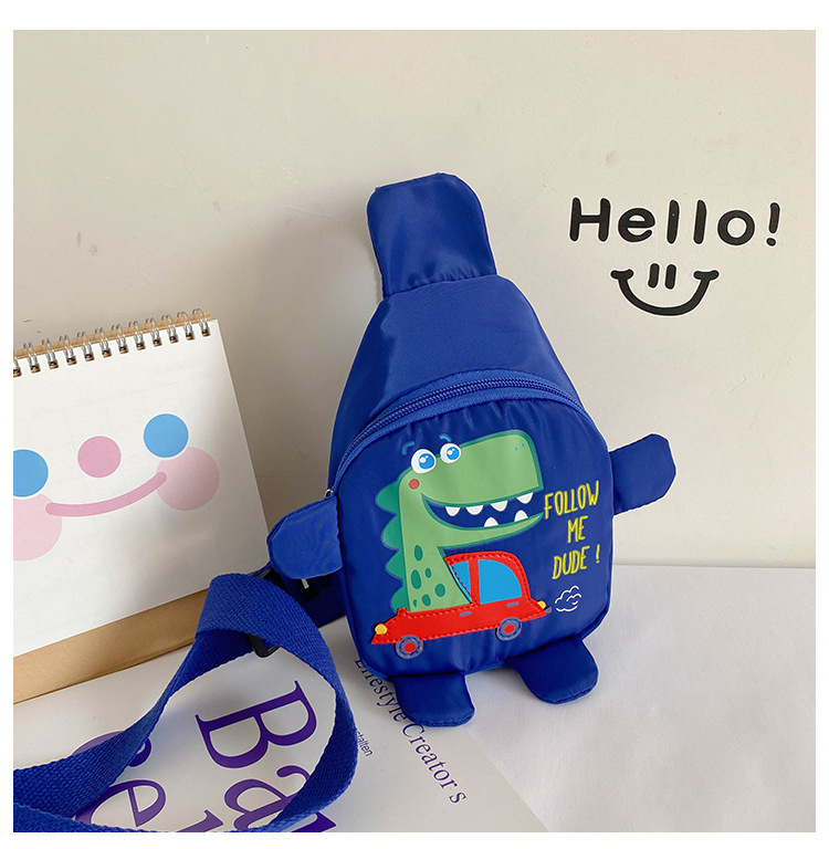 Geantă crossbody pentru copii, nylon, model animale/Zodia, căptușeală poliester, respirabilă, impermeabilă, rezistentă la uzură