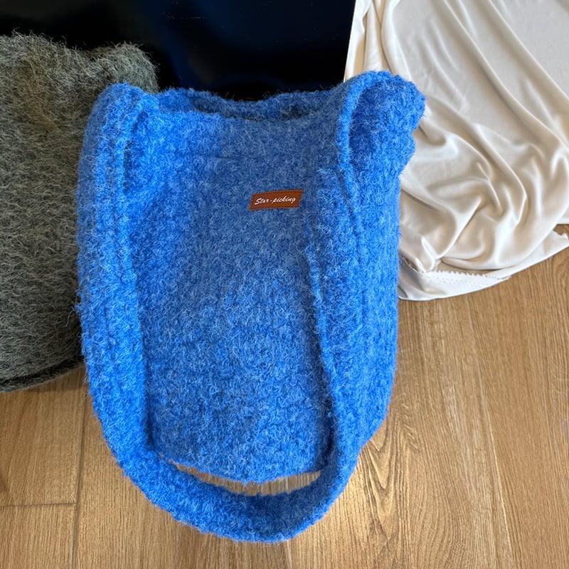 Geantă tip găleată din poliester, capacitate mare, căptușeală poliester, pentru uz zilnic, toamnă 2024