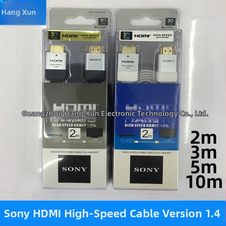 HDMI kábel s pozlátenými kontaktmi a meďovým vodičom, HDMI štandardné rozhranie, OEM dostupný