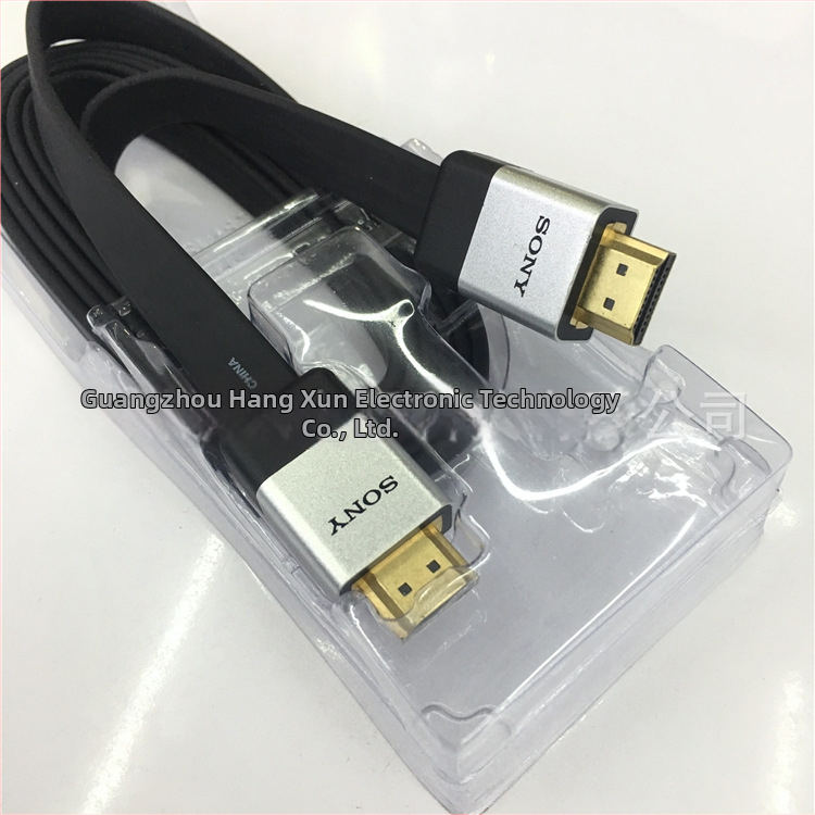 HDMI kábel s pozlátenými kontaktmi a meďovým vodičom, HDMI štandardné rozhranie, OEM dostupný