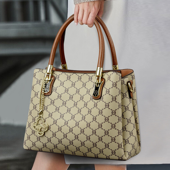 Kaidifeiniroo geantă de umăr retro, capacitate mare, material PU, căptușeală poliester, închidere cu fermoar, buzunare interioare (fermoar, telefon, ID), formă orizontală pătrată, vara 2025