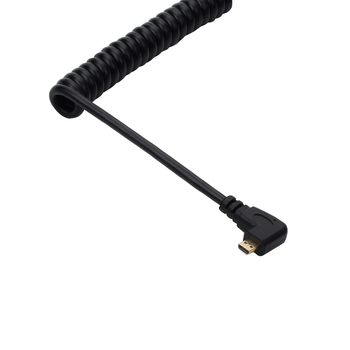 Kábel Micro HDMI na Standard HDMI, adaptér s pozlátenými kontaktmi, dĺžka 2 m, pre monitory a DSLR fotoaparáty