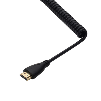 Kábel Micro HDMI na Standard HDMI, adaptér s pozlátenými kontaktmi, dĺžka 2 m, pre monitory a DSLR fotoaparáty