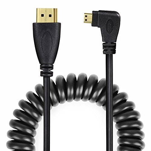 Kábel Micro HDMI na Standard HDMI, adaptér s pozlátenými kontaktmi, dĺžka 2 m, pre monitory a DSLR fotoaparáty