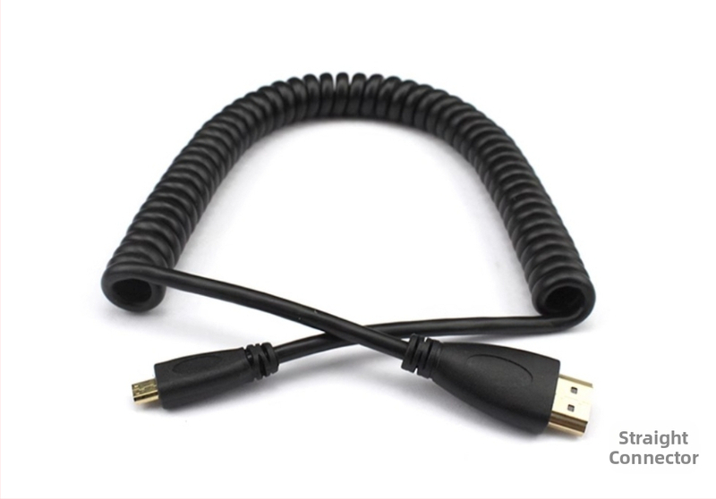 Kábel Micro HDMI na Standard HDMI, adaptér s pozlátenými kontaktmi, dĺžka 2 m, pre monitory a DSLR fotoaparáty