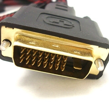 Cablu HDMI către DVI – cablu video din cupru pentru TV și PC, adaptor cablu